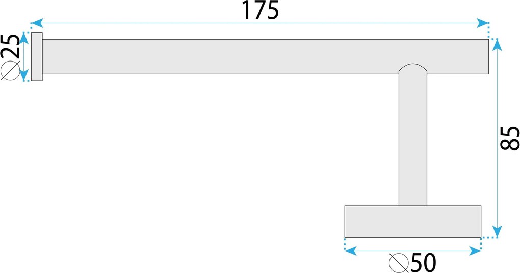 Поставка за тоалетна хартия 6611 Modern Titan