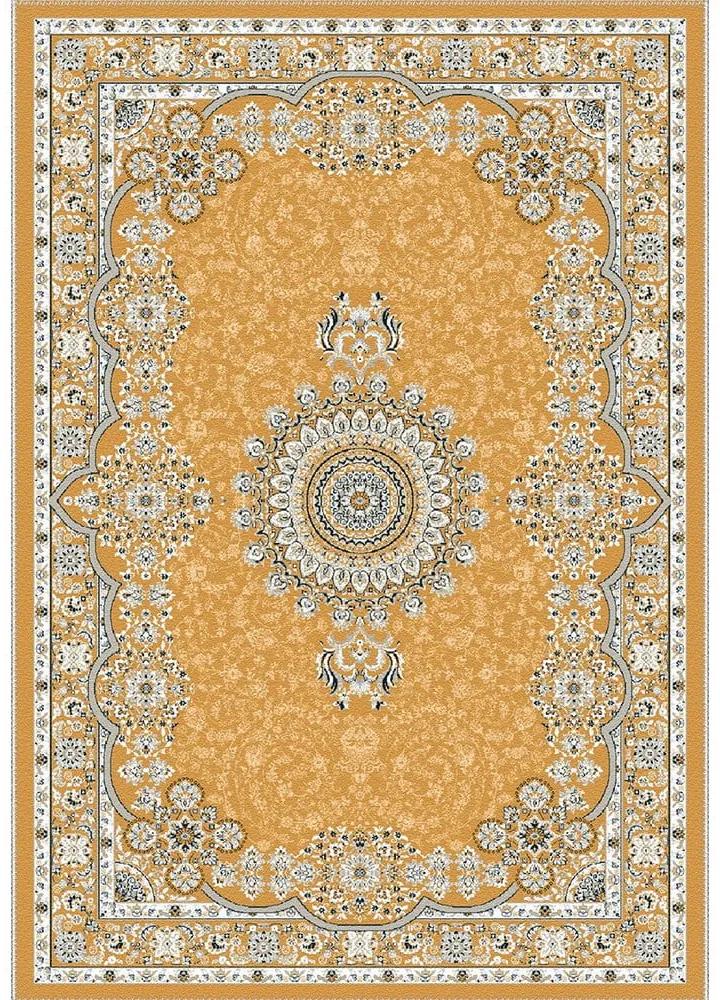 Жълт килим Luka, 80 x 150 cm - Vitaus