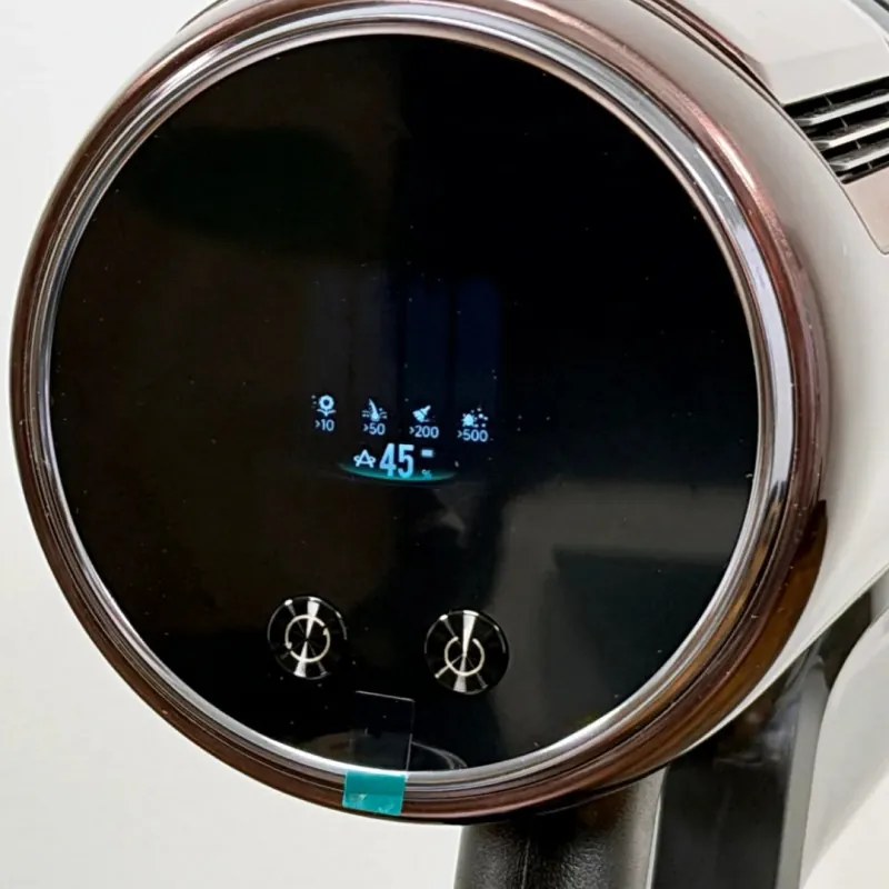 Вертикална прахосмукачка Dreame Essential V30 VVV17B, 880W, 30000 Pa, 90 мин, 0.6 л, HEPA H14, OmniX™ 2.0, Разпознаване на замърсявания, Сгъваема, Черен/бронз