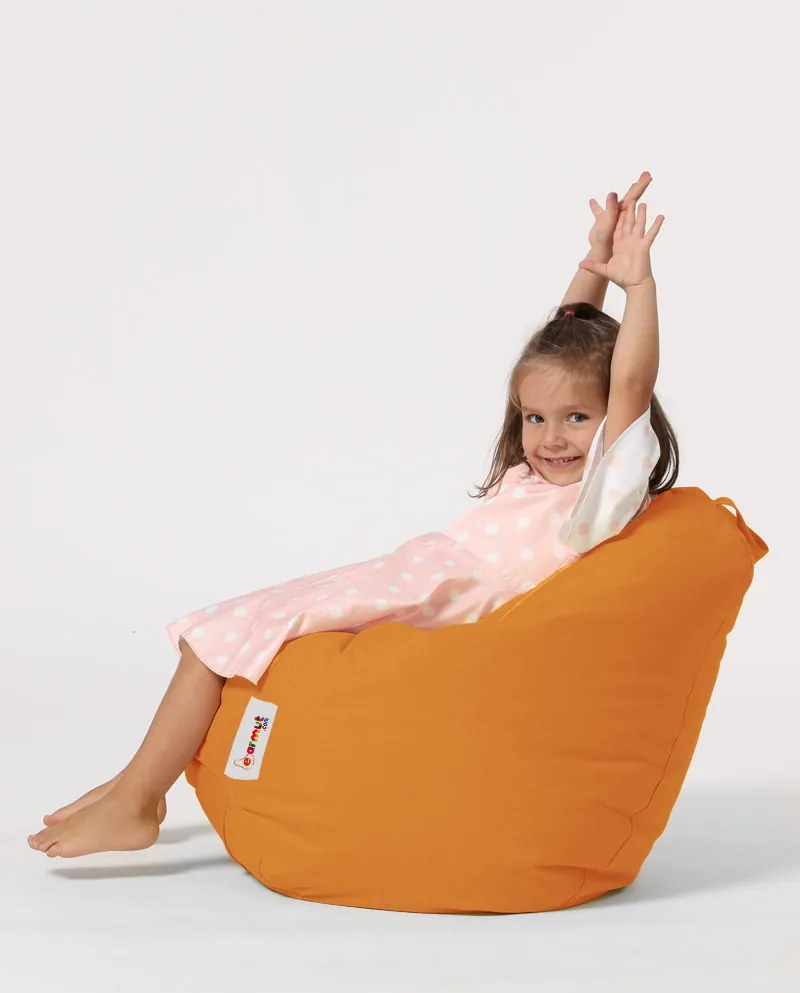 Градински пуф Premium Kids, цвят Оранжев