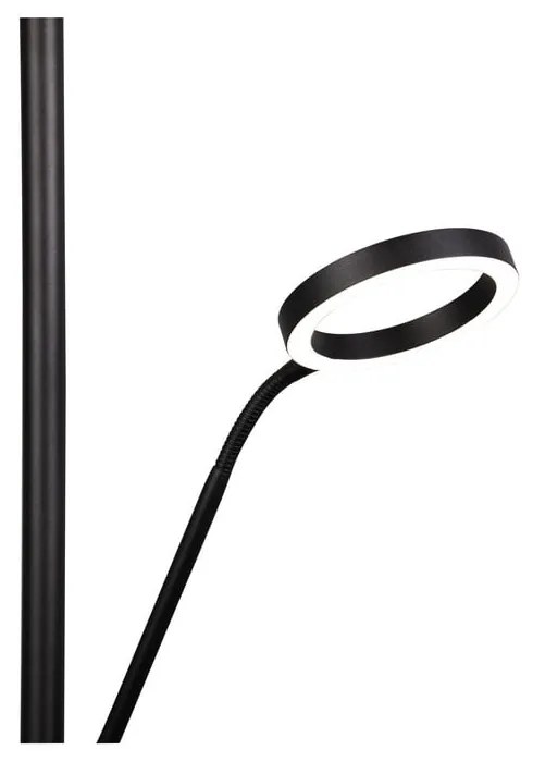 Черна LED подова лампа (височина 180 cm) Willis – Trio