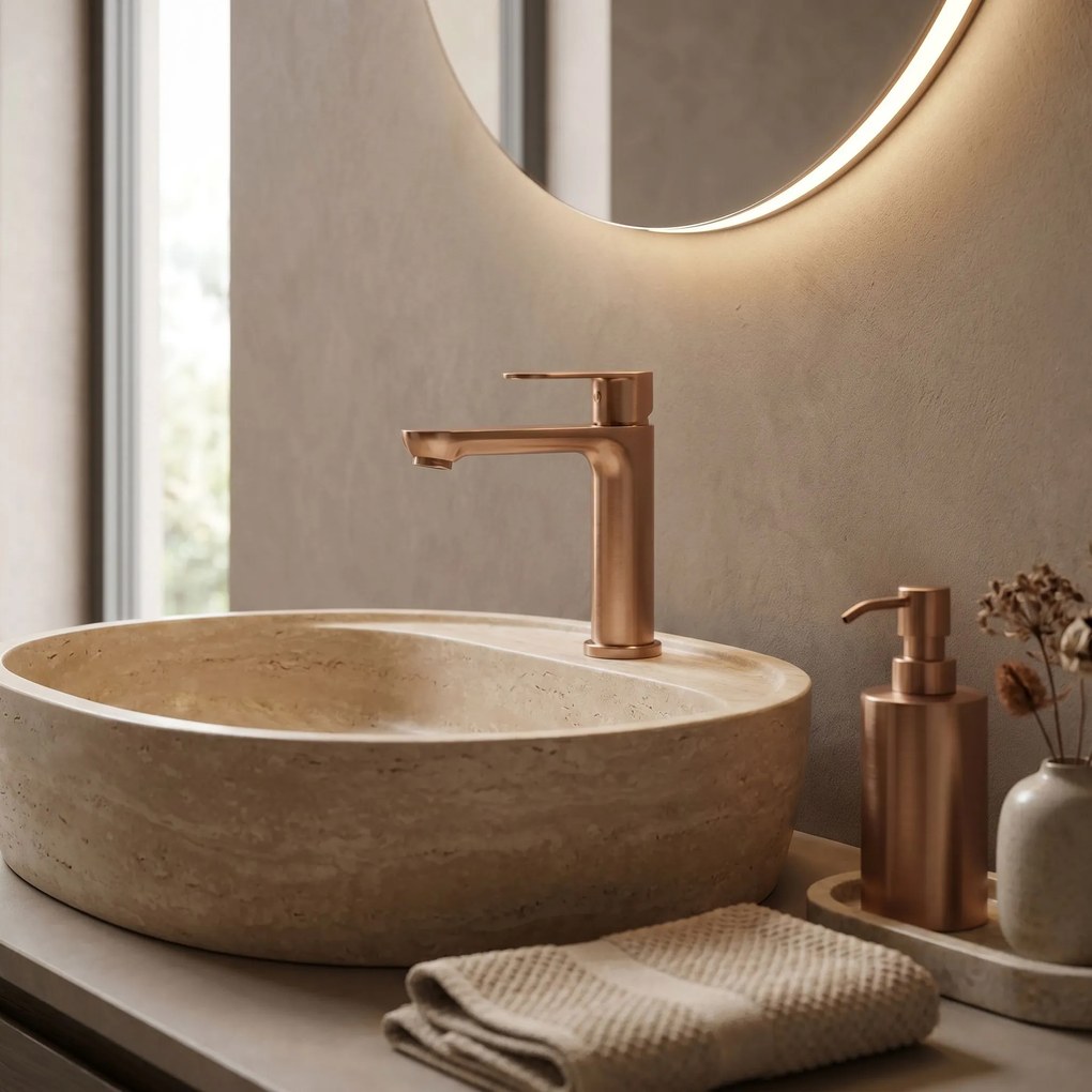 Смесител за баня Rea Logan Brush Copper