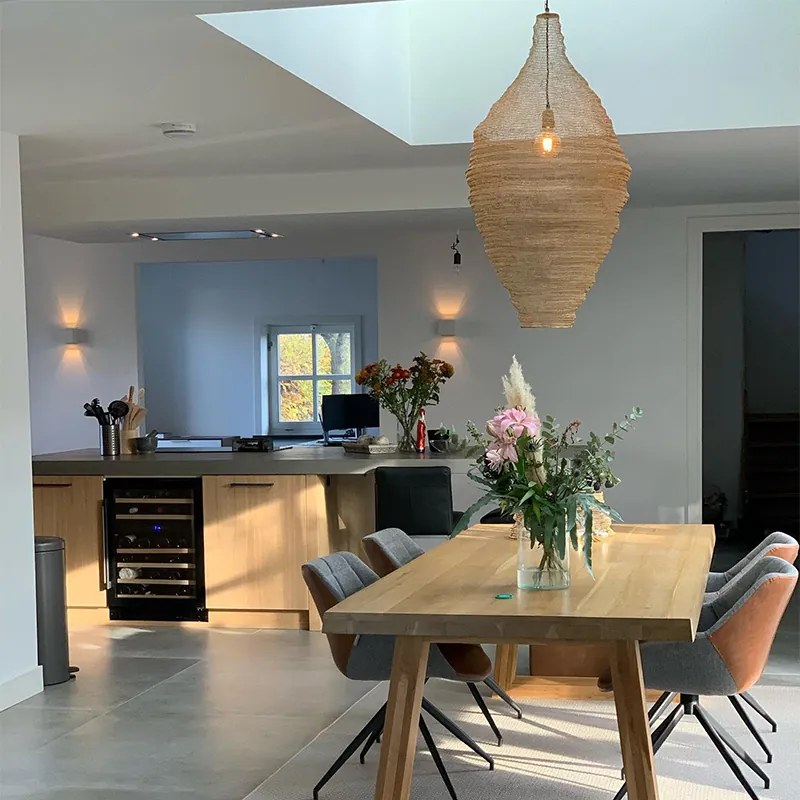 Ориенталски висящ аплик златен 60 см - Nidum L