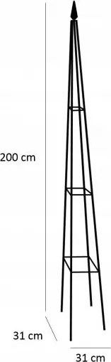 Градинска пирамидална пергола