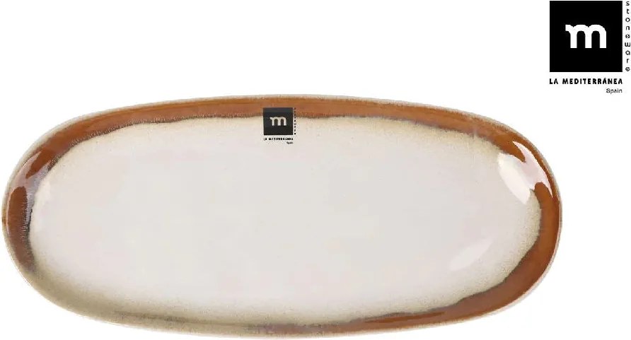 Плато овал LA MEDITERRANEA Fustam, Порцелан - 34x15 cm