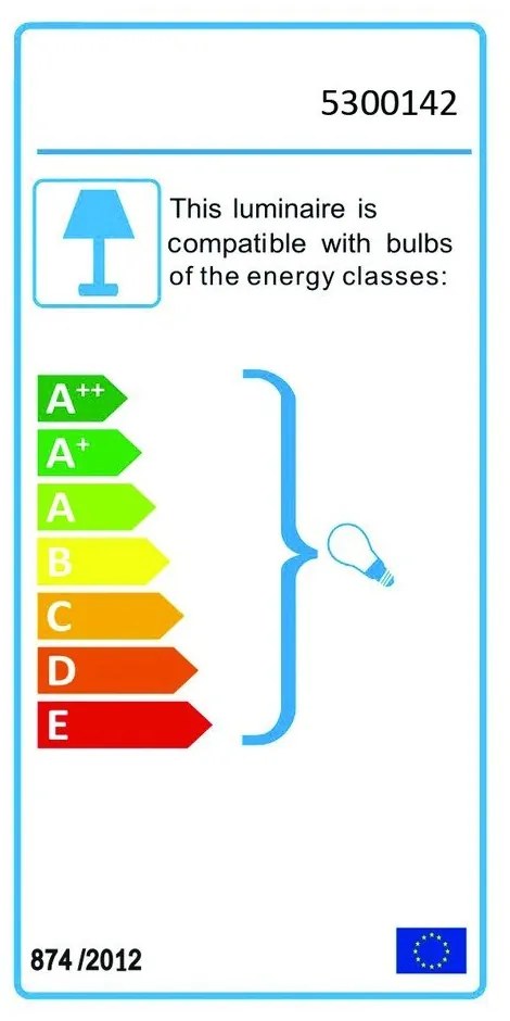 Черно висящо осветително тяло , ø 37 cm Lena - White Label