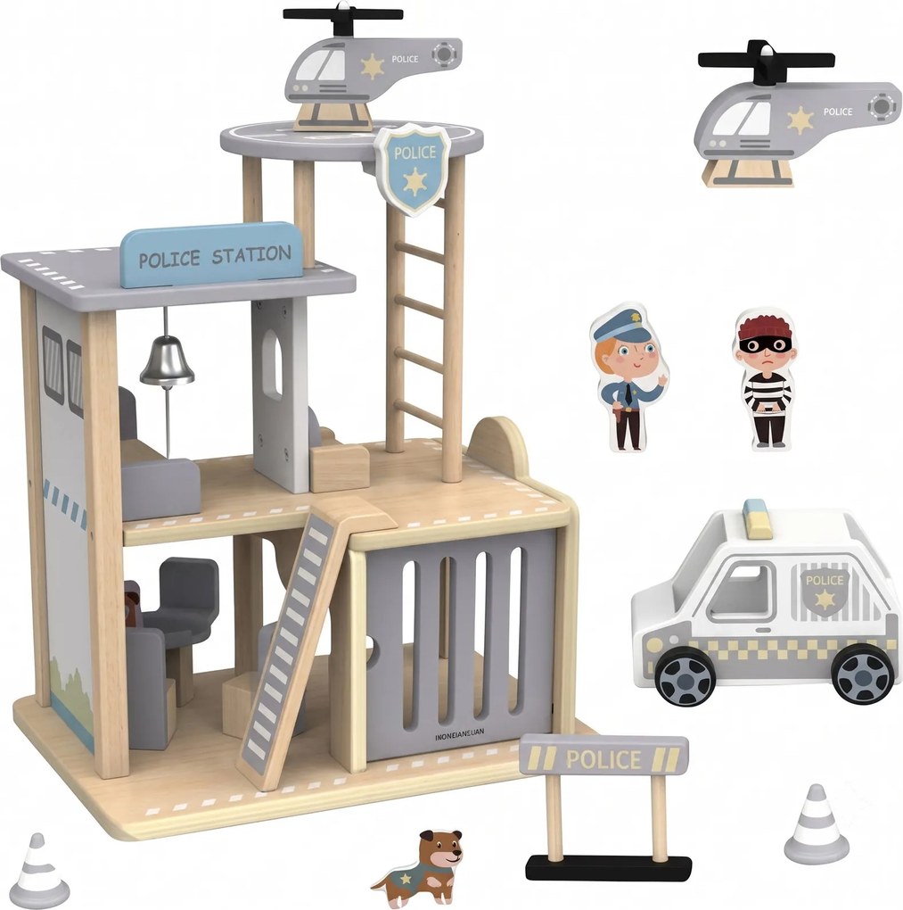 Детски комплект за игра Joyland Police Station