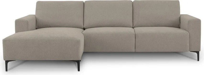 Светлокафяв шенилов ъглов диван (ляв ъгъл) Fabian – Scandic