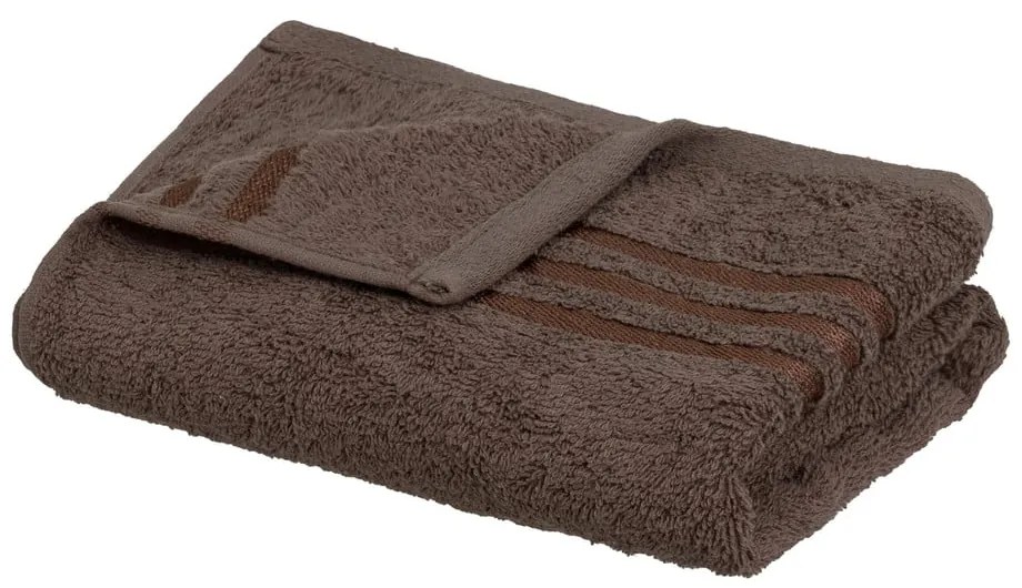 Кафява памучна кърпа от тери 50x100 cm Simple – Casa Selección
