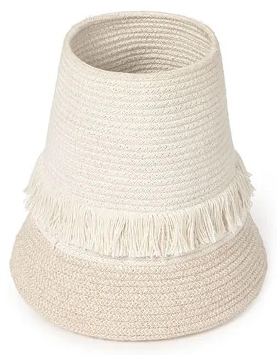 Текстилна детска кошница за играчки в червен и кремав цвят ø 38x33 cm Big Mushroom – Lorena Canals