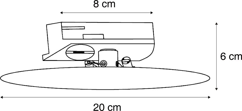 Модерна таванна лампа от ковано желязо за релсова осветителна система 1-фазна 2-лампи - Iconic Pulley