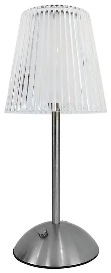 LED настолна лампа ELBA, 1,6W, 800 mAh, мат хром, с докосване