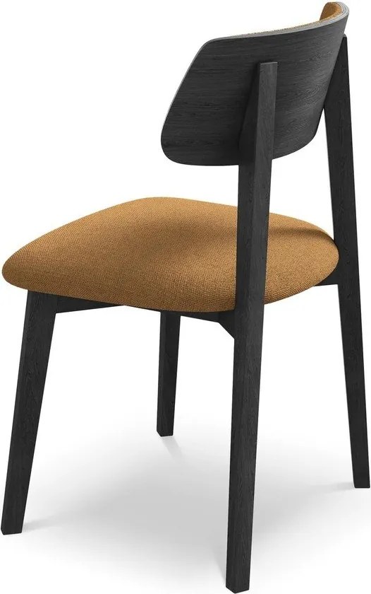 Теракотен трапезен стол от масивна дървесина Niu – Makamii