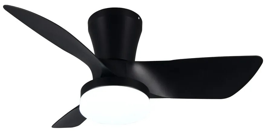 Черно LED осветително тяло за таван Randers – Reality