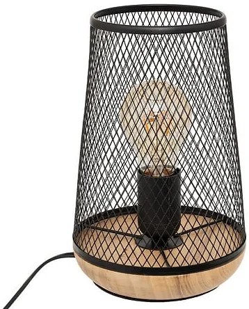 Настолна лампа atmosphera Zely, 24 см, Дърво