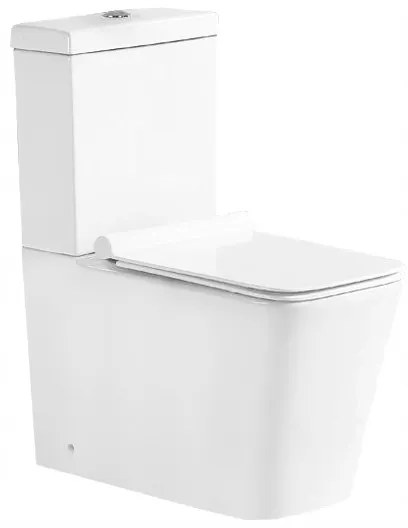 Mexen Cube компактен wc с капак с плавно затваряне, бял - 31014000