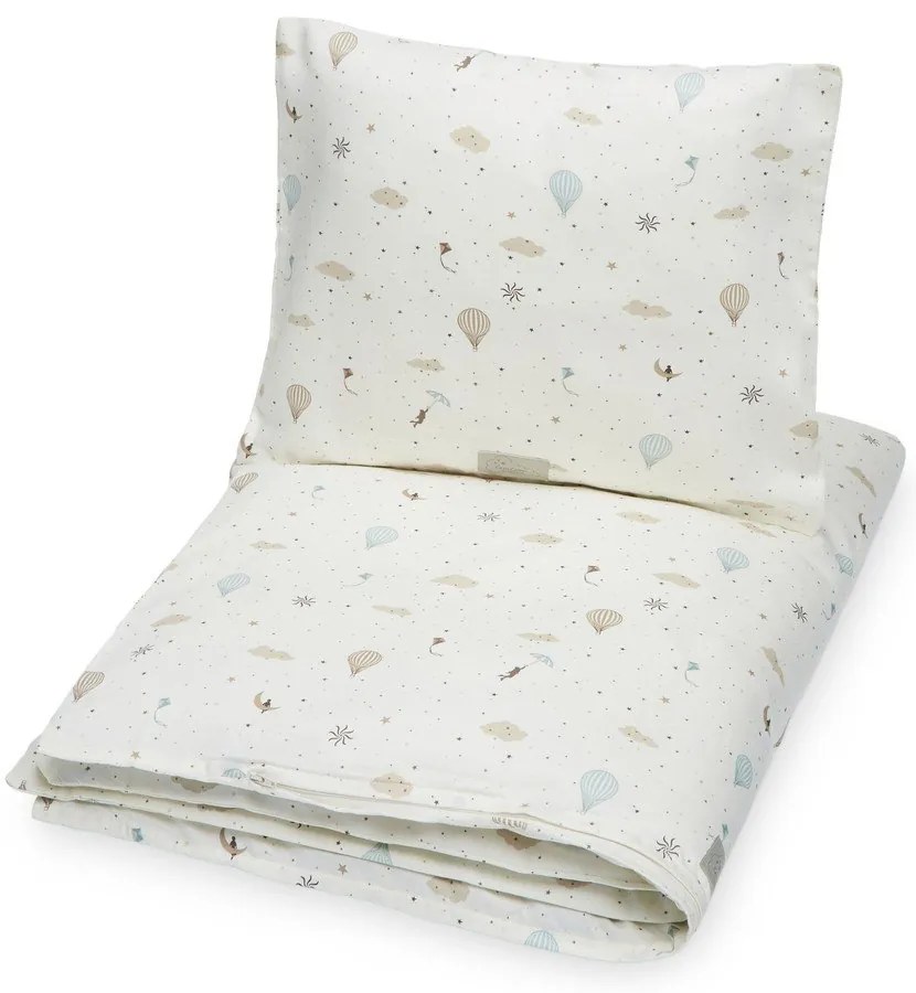 Детско спално бельо от органичен памук в цвят слонова кост 100x140 cm Dreamland – Cam Cam Copenhagen