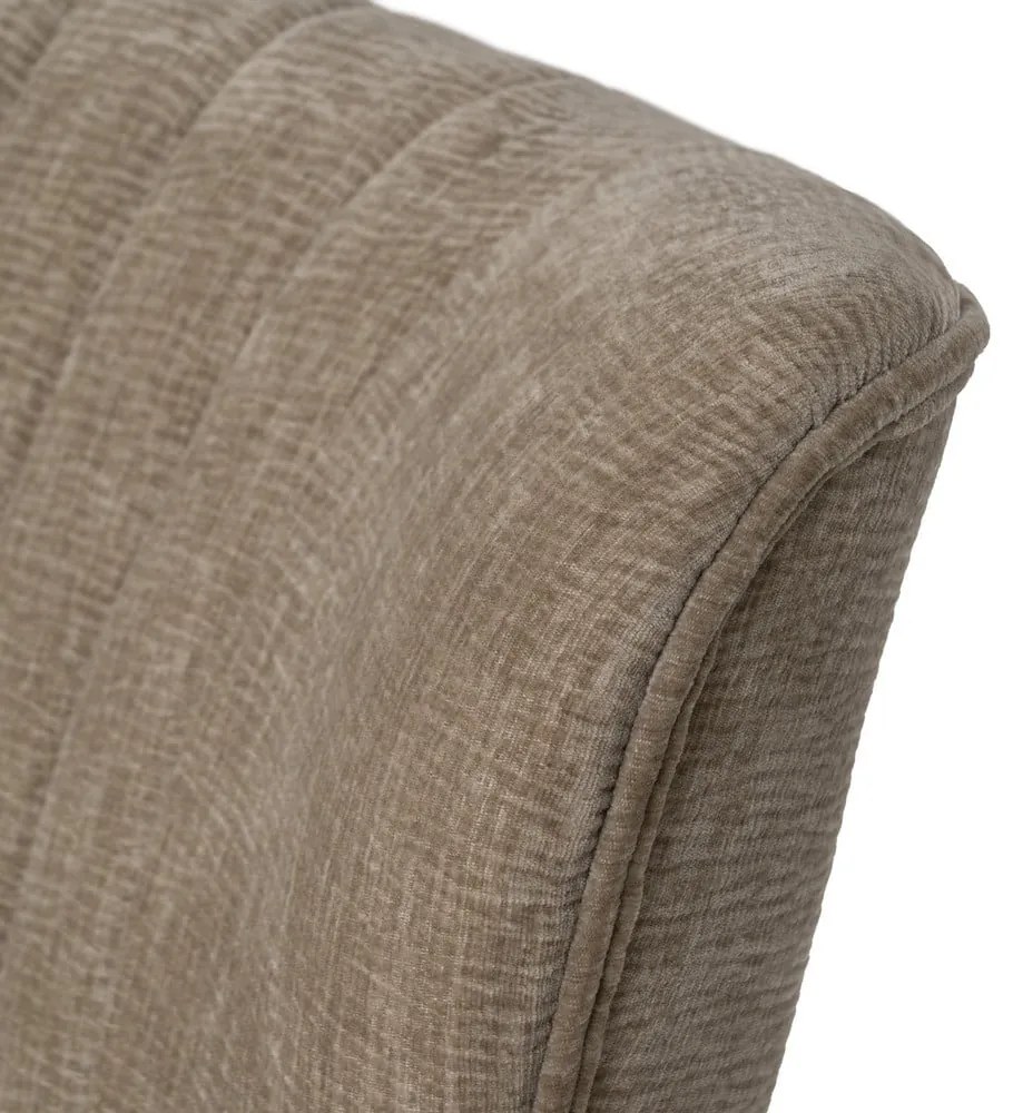 Бежов шенилов диван 134 cm Glam – Ixia