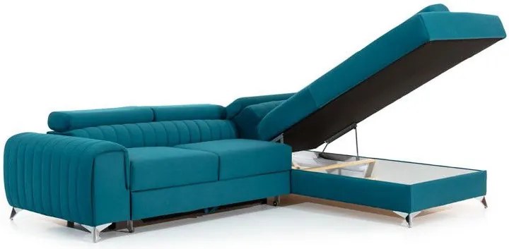 Ъглов диван Renesy-Black-Right