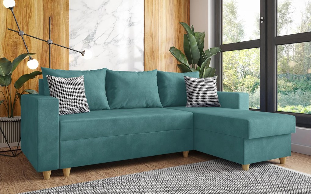 Разтегателен ъглов диван Фабиола