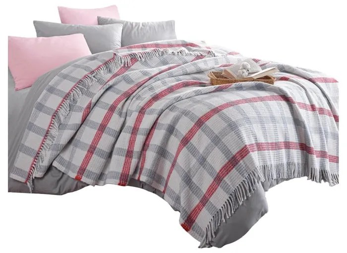 Сиво покривало за легло 180x220 cm Warm Soft – Mijolnir