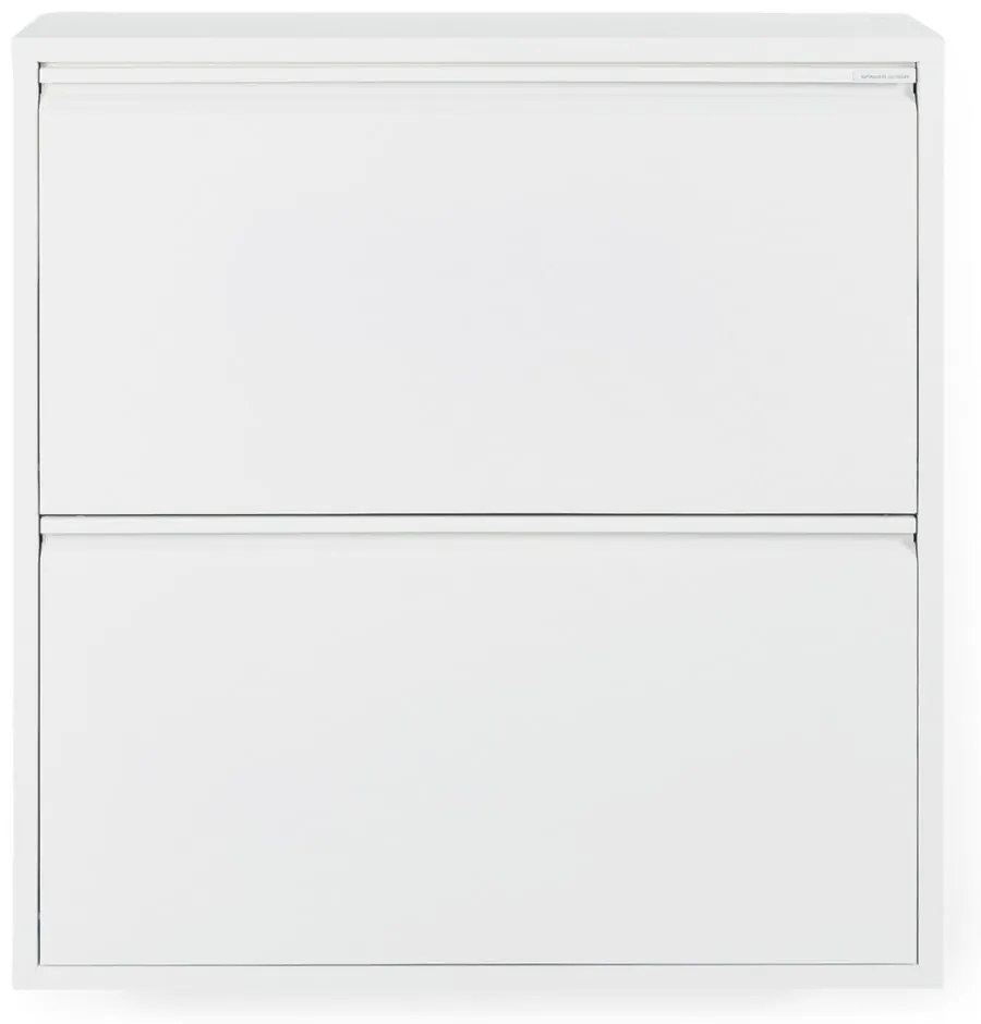 Бял метален шкаф за обувки Billy - Spinder Design