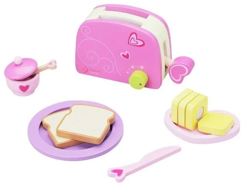 Classic World - Детски дървен тостер за игра