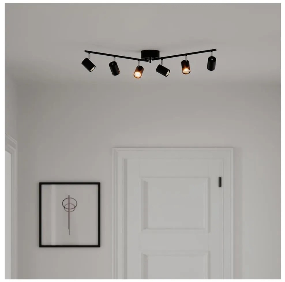 ByRydens 4202100-4002 - Спот CORRECT 6xGU10/7W/230V черен