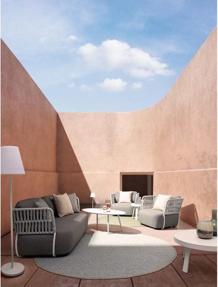 LED стоящо външно осветително тяло с дистанционно управление/с високоговорител със соларен панел/с USB ø 34 cm Solar – Bizzotto