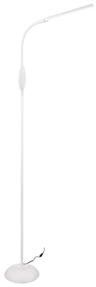 Бяла LED подова лампа (височина 145 cm) Toro - Trio