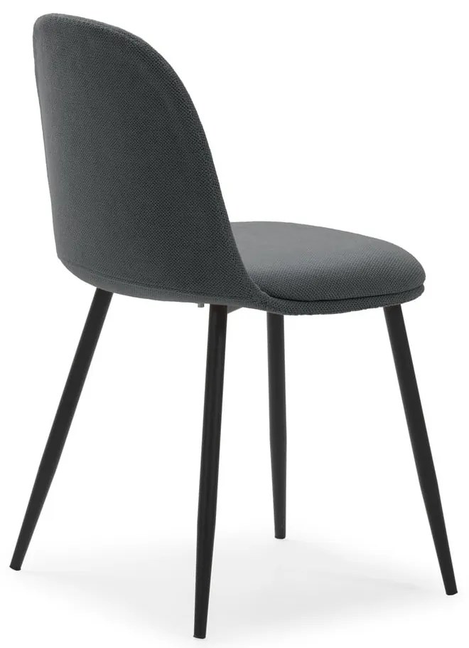 Тъмносиви трапезни столове в комплект от 4 бр. Malila – Marckeric