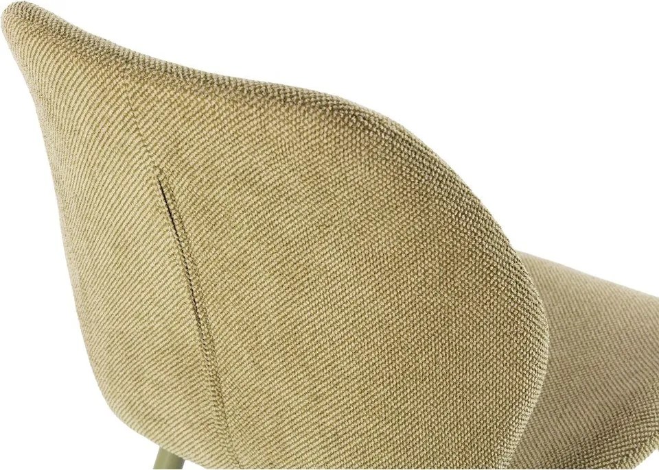 Зелени тапицирани трапезни столове в комплект 4 бр. Ansu – Marckeric