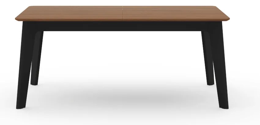 Сгъваема трапезна маса с орехов плот в естествен цвят 100x180 cm Shadow – TemaHome