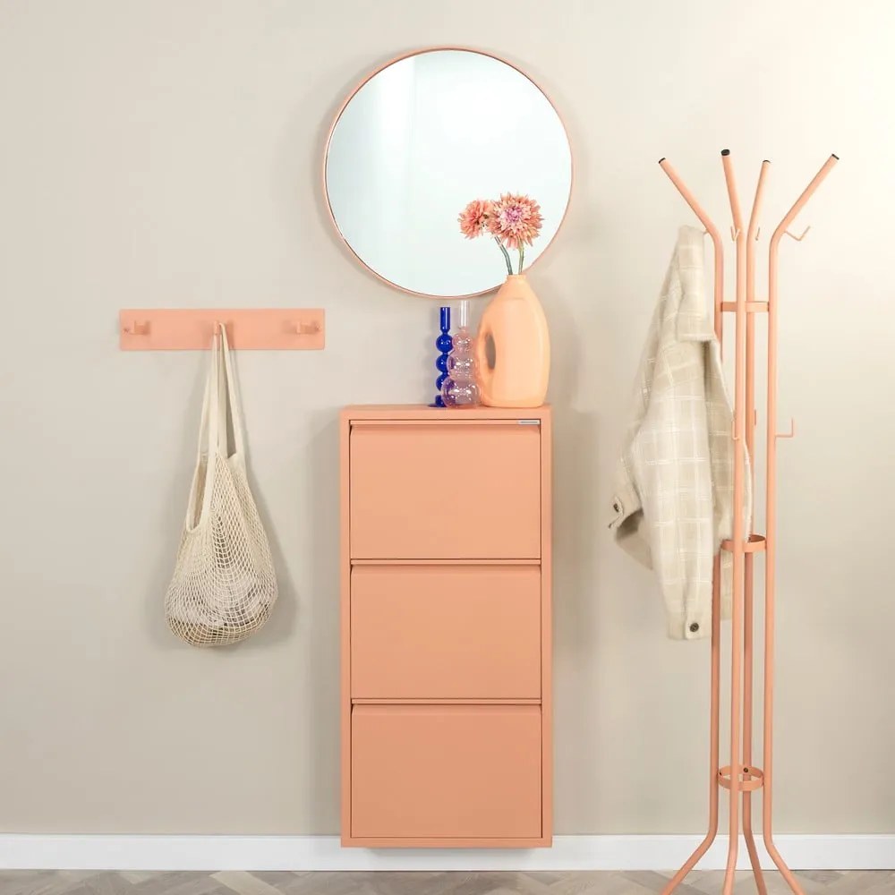 Метална закачалка за стена в цвят сьомга Leatherman - Spinder Design