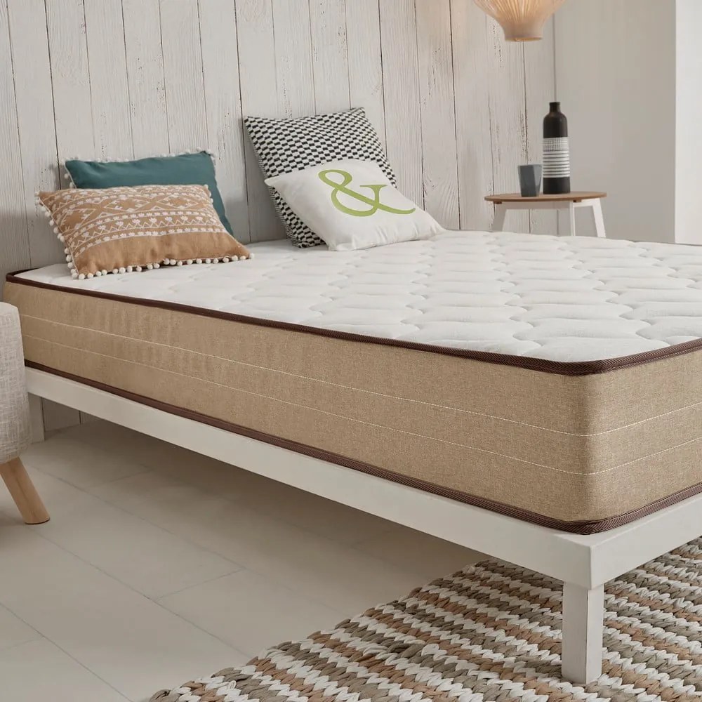 Двустранен матрак от средна/екстра твърда пяна , 180 x 200 cm Bamboo Eco Fresh - Moonia