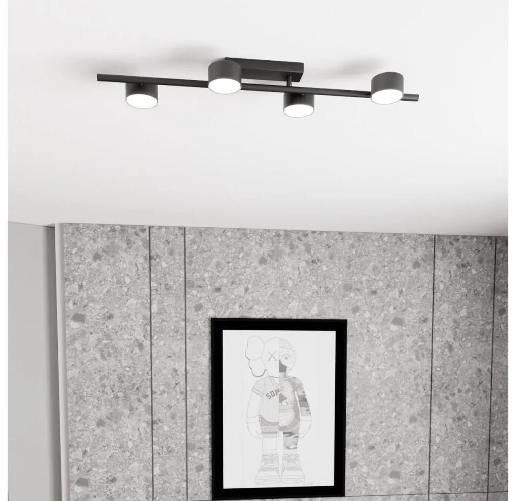 Плафон BET 4xGX53/12W/230V черен