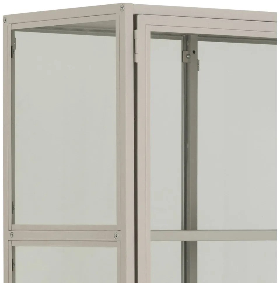 Сива витрина 77x186x35 cm Seaford – Actona