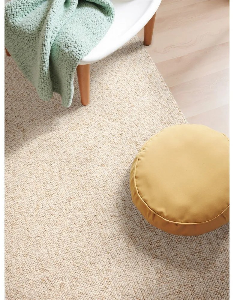 Кремав килим подходящ за пране 160x230 cm Rocco Cream – Elle Decoration