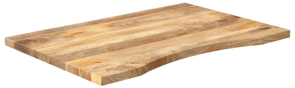 370194 vidaXL Плот за бюро с извивка 100x50x2,5 см грубо мангово дърво масив
