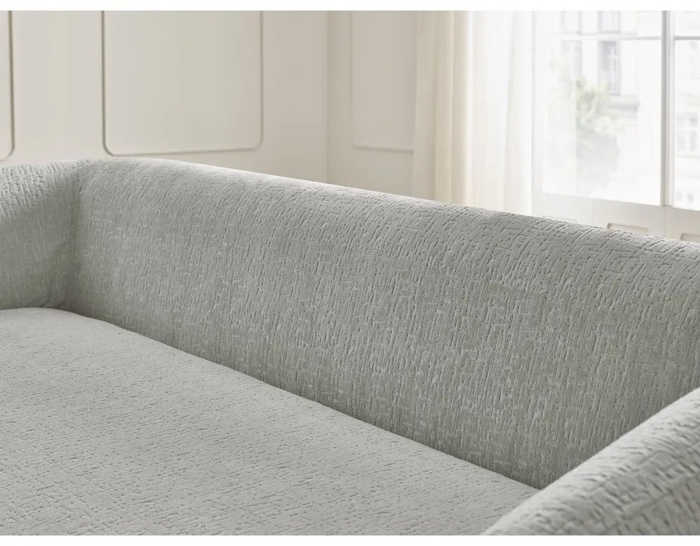 Светлосив шенилов сгъваем диван 228 cm Neyo – Bobochic Paris