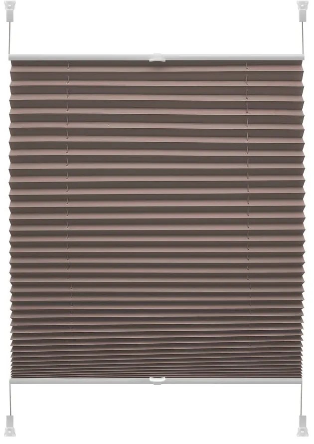 Кафява ролетна щора 57x150 cm Plisé Verona – Gardinia