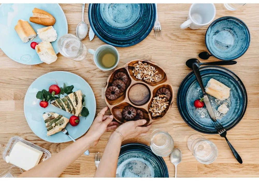 Тюркоазена керамична чиния , ⌀ 27 cm Nova - Costa Nova