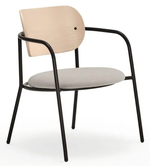 Светлосив трапезен стол в декор от пепел Eclipse - Teulat