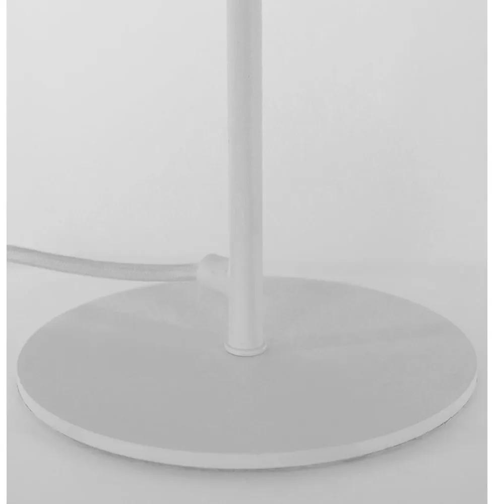 Бяла настолна лампа, височина 40 cm Paris - SULION