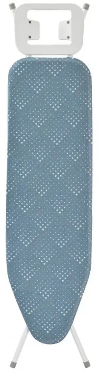 Маса за гладене Kinghoff KH 1938, 107.5x30.5 см, 4 позиции за регулиране, Поставка за ютия, Син