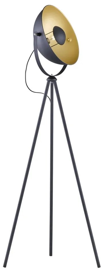 Тъмносива метална подова лампа, височина 160 cm - Reality Chewy