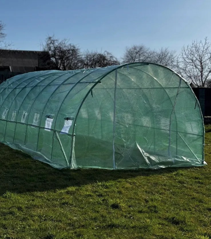 Голяма подсилена градинска оранжерия PREMIUM 3 × 6 м + ПОДАРЪК