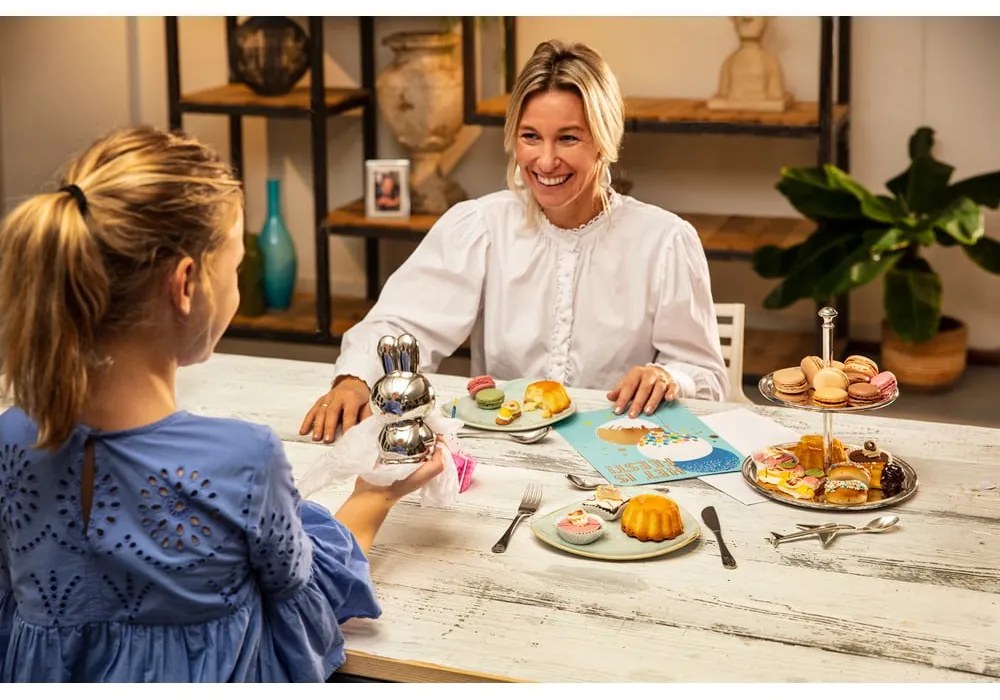 Детски прибори за хранене от неръждаема стомана в сребристо 4 бр. Forest Animals – Zilverstad