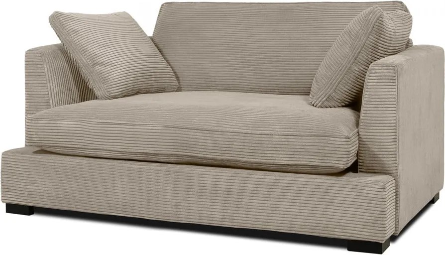 Бежово кресло от рипсено кадифе Mobby – Scandic