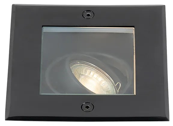 Интелигентен градински прожектор черен регулируем IP65 вкл. WiFi GU10 50mm - Oneon